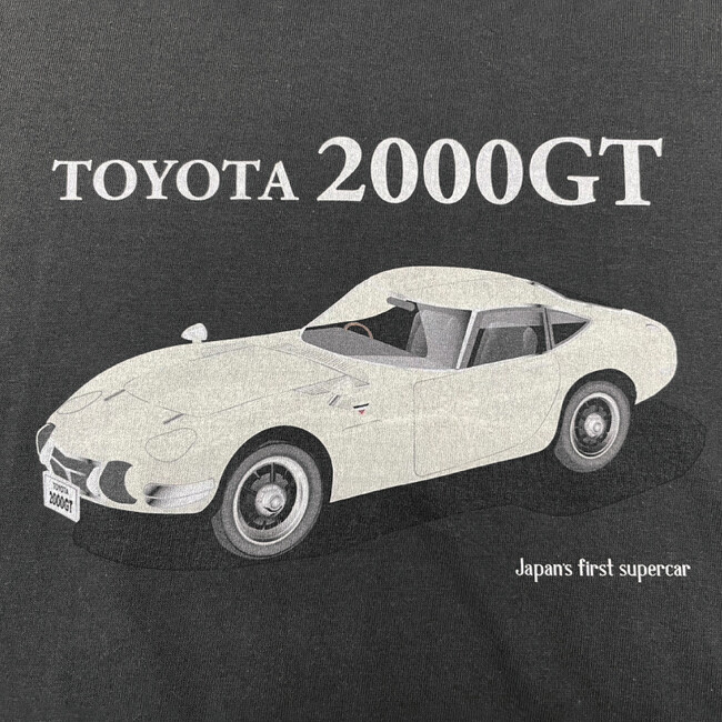 TOYOTA 2000GT デザインTシャツが登場