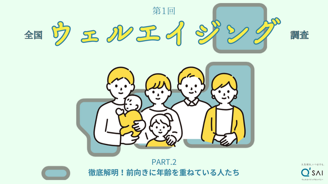 ヒントは「運動・人との繋がり」70代が最も前向きに年齢を重ねていると判明！ 約4,500人アンケート【第1回 全国ウェルエイジング調査】結果