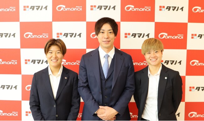 プロスポーツ選手が社内設備に感動!5月30日 セレッソ大阪ヤンマーレディースの選手が表敬訪問