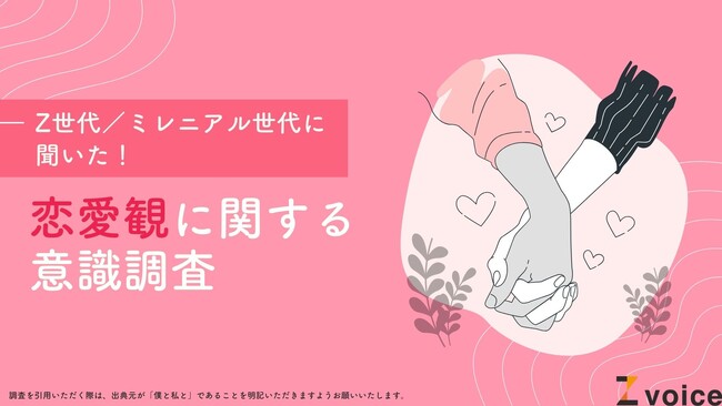 Z世代の約4割が交際経験なし。Z世代＆ミレニアル世代に恋愛観に関する意識調査を実施