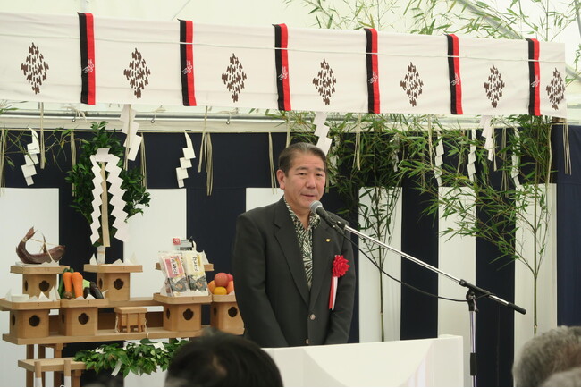 「茅ヶ崎市環境事業センター粗大ごみ処理施設建設工事」の安全祈願祭を開催