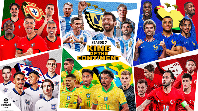 『eFootball(TM) 2024』　6月13日からシーズン7「King of the Continent」開幕