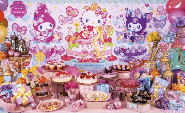 【京王プラザホテル八王子】ホテル開業30周年・サンリオキャラクターズ ルーム1周年を記念して「ハローキティ・マイメロディ・クロミのアニバーサリーブッフェ」を開催