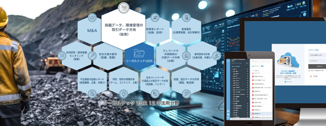 リーガルテック社、「リーガルテックVDR 鉱業」を用いて、鉱業の採掘データ、環境管理など、取引データの共有を支援