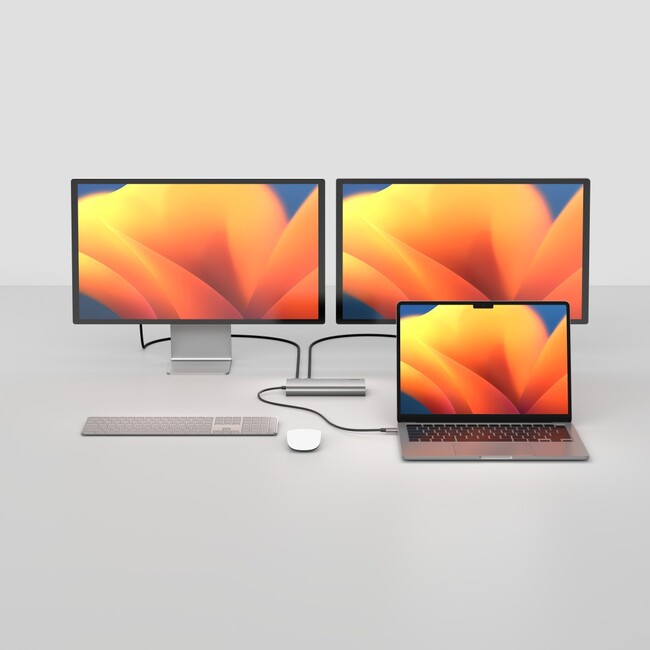 【Belkin】M1/M2/M3 Macでも異なる２画面で拡張 Belkin Connect 8-in-1 Dual 4K Display USB-C コア ハブ 6月18日発売開始