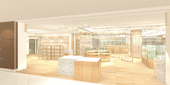 Afternoon Tea LIVING売上No,1店舗が面積約1.7倍に拡大して7月3日(水)リニューアルオープン！