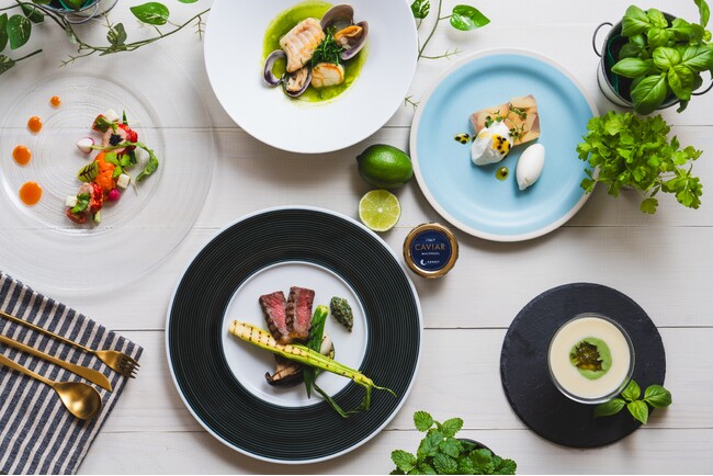 【仙台ロイヤルパークホテル】オマールエビとキャビアで楽しむサマーフレンチディナー／オールデイダイニング「シェフズ テラス」