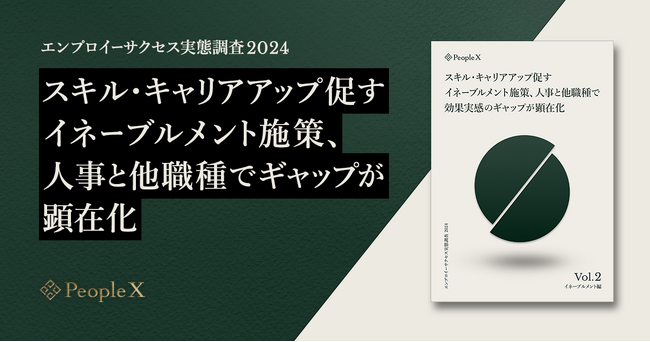 スキル・キャリアアップ促すイネーブルメント施策、導入率が最低の「部署異動時のオンボーディング」が他職種の効果実感ランキング1位に。人事は「1on1」を最も効果的と感じるが他職種は8位と大きなギャップ