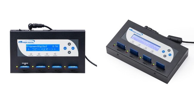 一度に最大3枚のSDカードにコピーデータを作成できるデュプリケーターを6月20日に発売