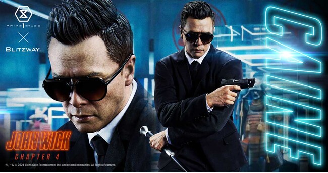 旧友にして最強の刺客！映画『ジョン・ウィック：コンセクエンス』から、ケインのポリストーン製スタチューが予約開始