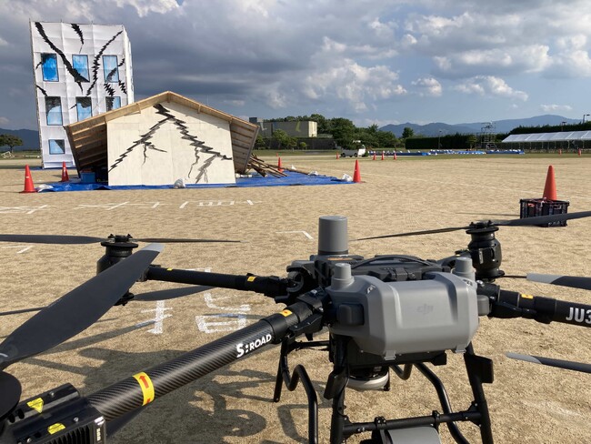 トルビズオン、福岡県総合防災訓練に参画 - 最新物流ドローンDJI FlyCart30を使用