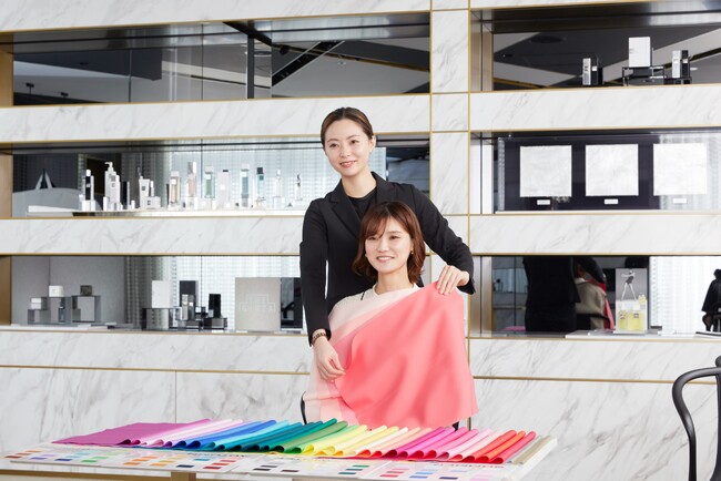 資生堂銀座本店SHISEIDO THE STORE　パーソナルベストカラー診断を新たに導入した「ザ・ギンザ　ビューティースタイリング」スタート