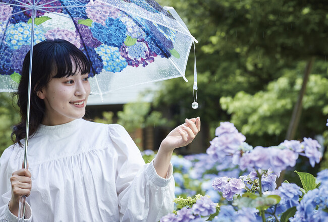 「#紫陽花傘フォトコン」が楽しめる「紫陽花の傘」が無料で借りられる紫陽花が咲く施設が全国33施設に拡大