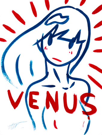 【銀座 蔦屋書店】天野タケルの個展「花とヴィーナス -Venus & Flowers-」を6月28日（金）より開催。代表的なモチーフ“VENUS”で夏のたのしさを表現する。