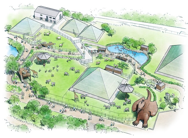 2025年春、伊豆シャボテン動物公園に新エリア「サバンナエリア(仮称)」が誕生