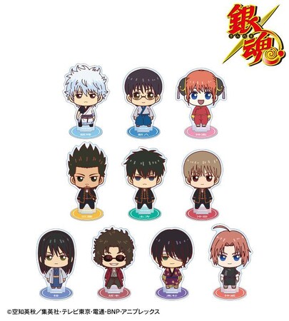 TVアニメ『銀魂』のトレーディング ちょこんと！ アクリルスタンド、トレーディング ちょこんと！ アクリルネームプレートなどの受注を開始！アニメ・漫画のオリジナルグッズを販売する「AMNIBUS」にて