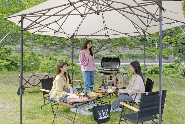 日本初！DODの日帰りBBQエリア「DOD RIVERSIDE BBQ」2024年7月11日（木）オープン