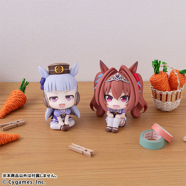 『ウマ娘 プリティーダービー』より「ゴールドシップ」「ダイワスカーレット」が、見上げ＆おすわりポーズのフィギュアシリーズ「るかっぷ」に登場。