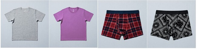 ファミリーマートオリジナルアパレルブランド コンビニエンスウェア　暑い季節に大活躍！アウターTシャツの新色とボクサーパンツの新柄が登場