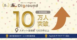 地図作成アプリ『Diground』が利用者数“10万人”突破！観光案内地図や営業活動の顧客管理マップなど幅広い用途で活用