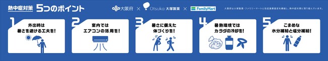 大塚製薬×FamilyMartVisionが公民連携の取組みを拡大し、30都府県で熱中症対策の啓発活動を実施