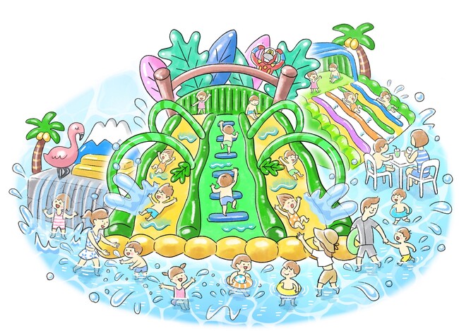 富士急ハイランド　お子様向け水遊び広場「キッズジャッパーン！」 7/13（土）新登場！