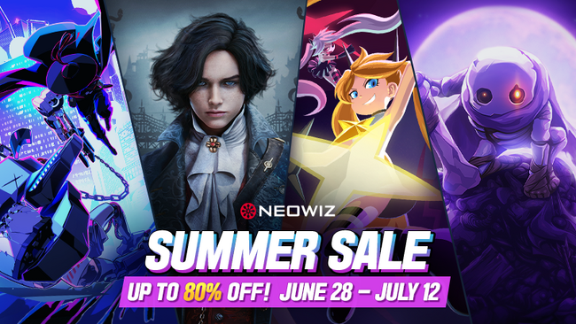 【NEOWIZ　プレスリリース】「Steam Summer Sale 2024」への参加を表明！「NEOWIZ　SUMMER SALE」本日開始！
