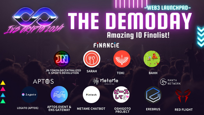 SARAH、「IVS Crypto THE DEMODAY -web3 LAUNCHPAD-」ファイナリストに選出