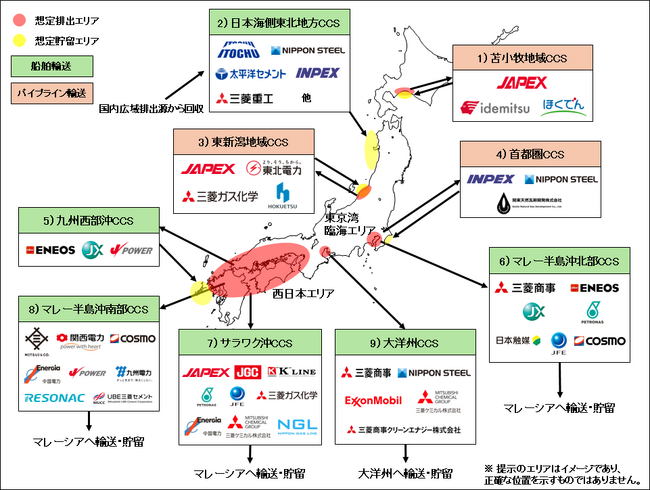 CCS事業化に向けた先進的取り組み