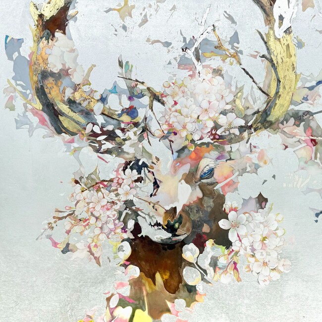 【京都 蔦屋書店】粂原愛 個展「静寂の聲」を7月20日(土)より開催。手付かずの自然環境で直面した生命の眼差しを描く。