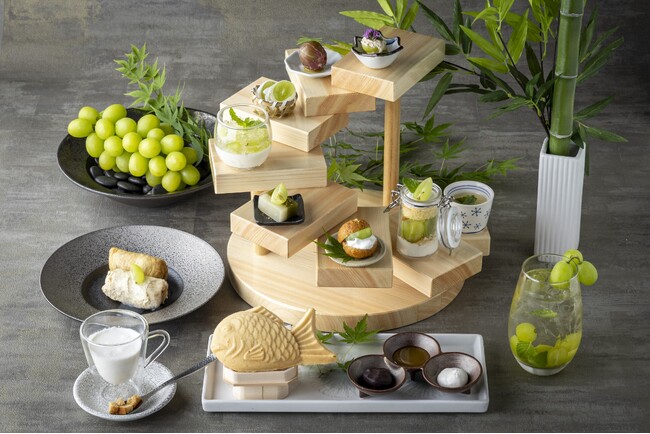 「シャインマスカットと甘酒のアフタヌーンティー」をファンケルのレストラン「創作料理 FANCL 令和本膳（東京銀座）」にて7月1日より販売開始