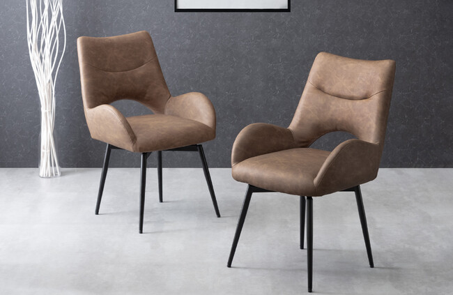 椅子を戻さなくても、勝手に向きが揃う! 自動で正面を向く『オートリターンチェア』を発売開始