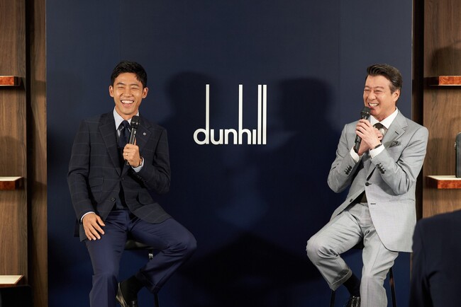 【ダンヒル】遠藤航選手と加藤浩次さんの特別なトークセッションを開催