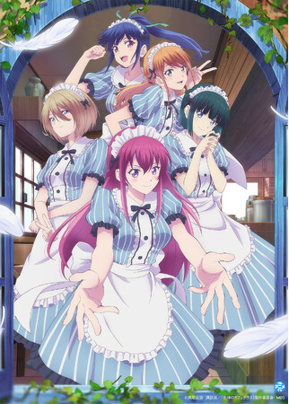 「女神のカフェテラス」YouTubeで1期全話を一挙無料公開、本日配信スタート【TVアニメ第2期が７月から放送開始！】