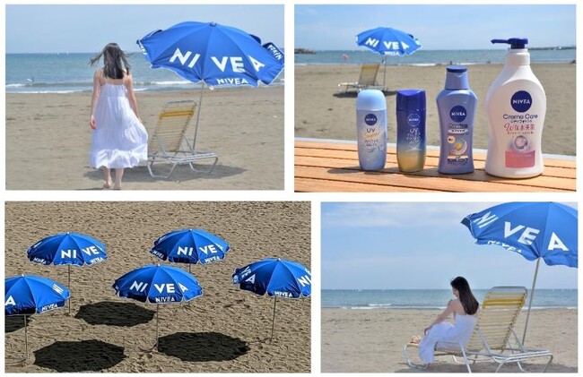 スキンケアブランドのニベアが最高の夏の思い出を応援！「片瀬東浜海水浴場×ニベア 夏の美肌応援大作戦」