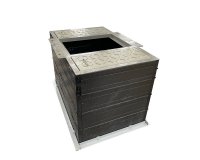 鉄道信号器具箱用「軽量基礎box」を開発