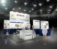 京セラドキュメントソリューションズジャパンは「国際モダンホスピタルショウ2024」で、京セラとコラボレーションした技術・サービスを出展