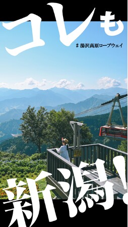 首都圏の一部駅で、村上エリアと越後湯沢エリアを中心とした新潟県のスポットをデジタルサイネージで発信