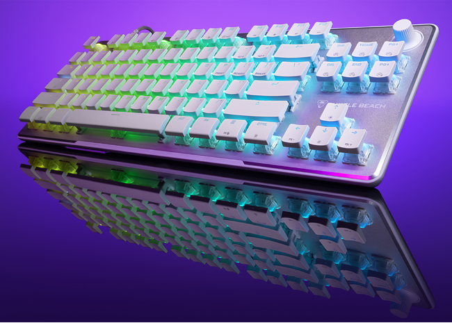 Turtle Beachの高性能なテンキーレスゲーミングキーボード「Vulcan II TKL Pro」に新色ホワイトが登場！