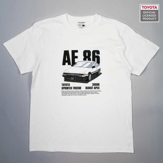 成田空港に『TOYOTA AE86 トレノ』Tシャツが発売！