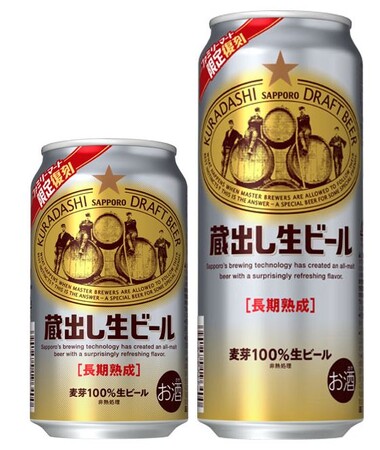 「蔵から出したてのうまさ」をイメージした、限定復刻ビール「サッポロ 蔵出し生ビール」を数量限定発売～1994年当時の味わいを再現した長期熟成のおいしさ～