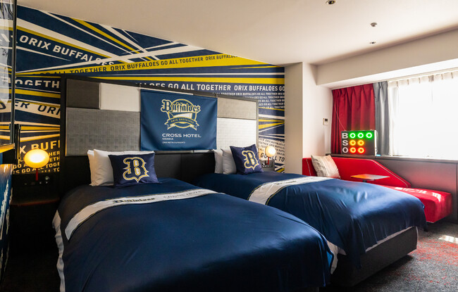 今年も登場！バファローズコラボルーム「Bs ROOM 2024」観戦付きプランでバファローズを応援しよう！【クロスホテル大阪】