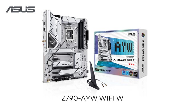 ASUSのマザーボードより、インテル(R) Z790チップセット搭載「Z790-AYW WIFI W」を発表