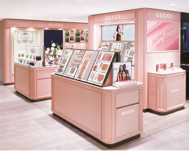 グッチ ビューティが国内百貨店での２つめの常設ショップを高島屋大阪店にオープン