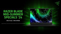 ゲーマーとクリエイター向けの高性能ノートPC「Razer Blade」を特別価格で販売する「Razer Blade Mid-Summer Specials '24」を7月6日(土)より開催