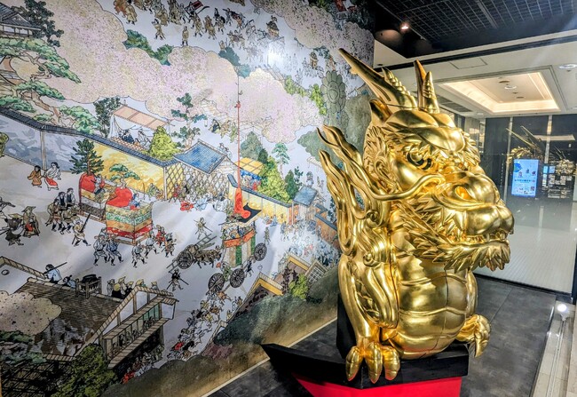 「村上隆 もののけ 京都」×大丸京都店 共同特別企画　最新作《村上隆版 祇園祭礼図》を用いた展示物が大丸京都店に登場！