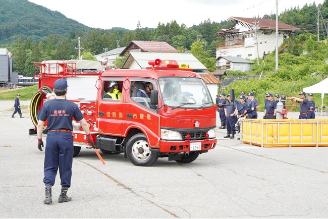 【岐阜県飛騨市】消防団員の負担軽減を!実践的な消防訓練に特化した新たな訓練会の開催