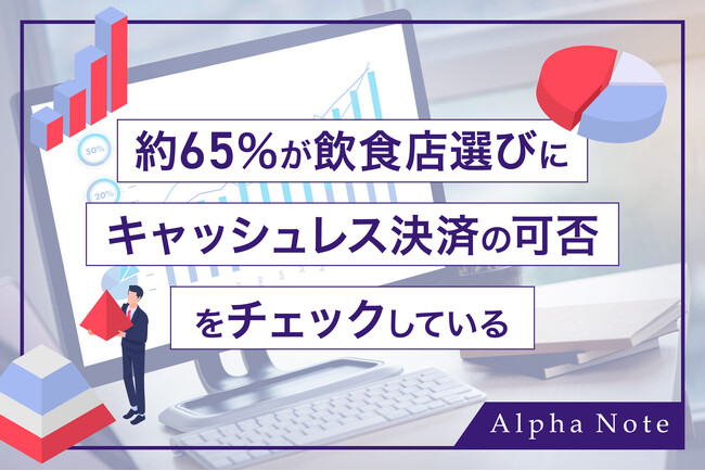 【飲食店利用者のキャッシュレス実態調査】約65％が飲食店選びにキャッシュレス決済の可否をチェックしている