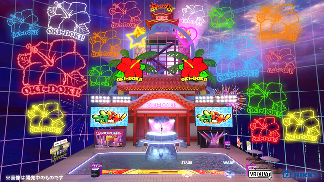 ユニバーサルエンターテインメントが4回連続のバーチャルマーケット出展決定！アイテムがもらえる「沖ドキ！」ウォータースライダーを展開！