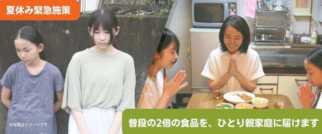 【緊急施策】給食のない夏休み 困窮するひとり親家庭へ、通常の2倍の食品を配付
